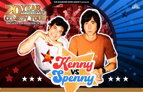 Kenny vs Spenny 20 Year Anniversary Comedy Tour graphic.