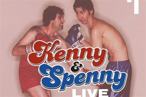 Kenny and Spenny boxing themed live graphic.